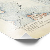 ヴィンテージワシントンの地図 フォトプリント            (角)