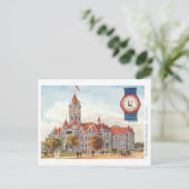 ヴィンテージワシントンキャピトルと印鑑はがき ポストカード (スタンド正面)