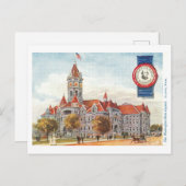 ヴィンテージワシントンキャピトルと印鑑はがき ポストカード (正面/裏面)