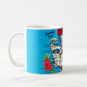 ヴィンテージワシントン地図マグカップ コーヒーマグカップ (左)