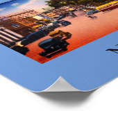 ヴィンテージワシントン広場、ニューポート、ロードアイランド ポスター (角)