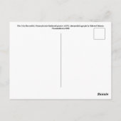 ヴィンテージワシントン旅行ポスター ポストカード (裏面)