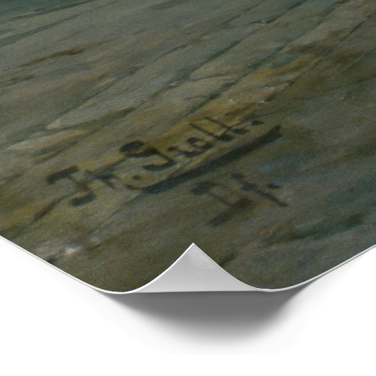 ヴィンテージワシントン通りインディアナポリス ポスター (角)