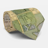 ヴィンテージワシントンD.C.の地図(1905年) ネクタイ (ロール)