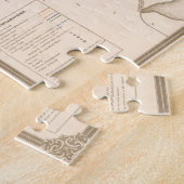 ヴィンテージワシントンDCの地図(1876) ジグソーパズル (側面)