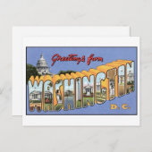 ヴィンテージワシントンDCポストカード ポストカード (正面/裏面)