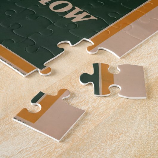 ヴィンテージワシントンDC旅行ポスター ジグソーパズル (側面)