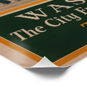 ヴィンテージワシントンDC旅行ポスター ポスター (コーナー)