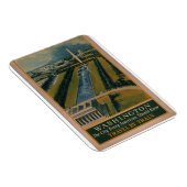 ヴィンテージワシントンDC旅行ポスター マグネット (右側)