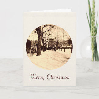 ヴィンテージワシントンDC In Snow Chrimas Card シーズンカード