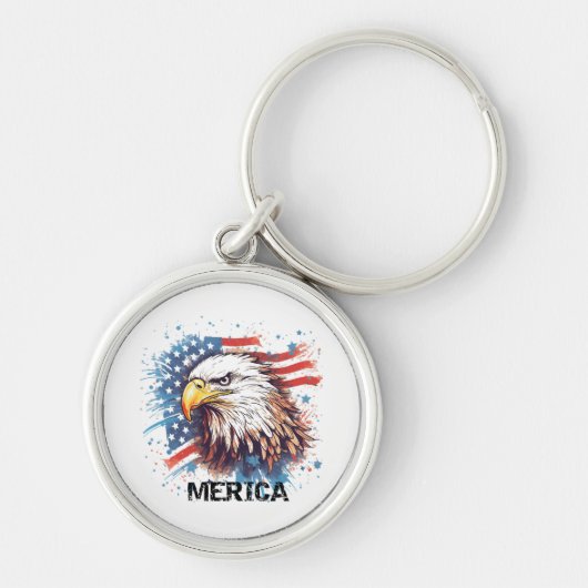 ヴィンテージワシ キーホルダー (正面)