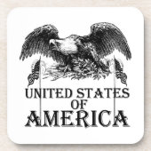 ヴィンテージワシ コースター (正面)