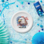 ヴィンテージワシ ペーパープレート (パーティー)