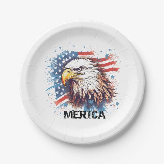 ヴィンテージワシ ペーパープレート (正面)