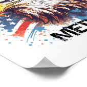 ヴィンテージワシ ポスター (角)