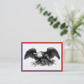 ヴィンテージワシ 名刺 (スタンド正面)