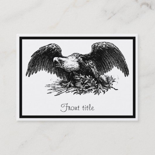 ヴィンテージワシ 名刺 (正面)