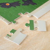 ヴィンテージワナカニュージーランドレイクランドトラベル ジグソーパズル (側面)