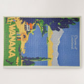 ヴィンテージワナカニュージーランドレイクランドトラベル ジグソーパズル (横)