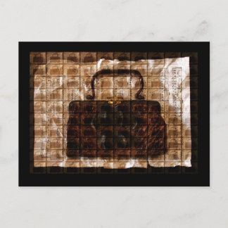 ヴィンテージワニ ポストカード