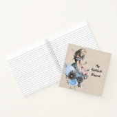 ヴィンテージワンダーランドアリス感謝ジャーナル ノートブック (内部)