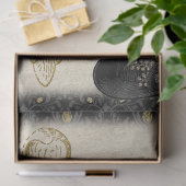 ヴィンテージワンダーランドチェシャーピンク猫とトップハット 薄葉紙 (ギフト)