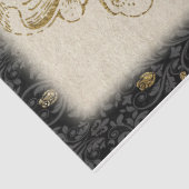 ヴィンテージワンダーランドチェシャーピンク猫とトップハット 薄葉紙 (詳細)