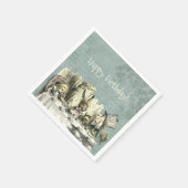 ヴィンテージワンダーランドティーパーティー スタンダードカクテルナプキン (角)