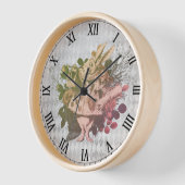 ヴィンテージワンダーランドホワイトラビットII 壁時計 (傾斜)