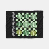 ヴィンテージワンラッキーインストラクションスタントサンパトリック フリースブランケット (正面(横))