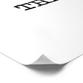 ヴィンテージワーカービーイラストレーション ポスター (角)