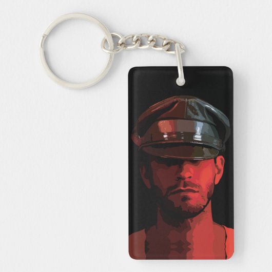 ヴィンテージワーカー：騎士道精神とエレガンス キーホルダー (正面)