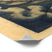 ヴィンテージワールドアトラスマッププリント ポスター (角)