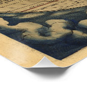 ヴィンテージワールドアトラスマッププリント ポスター (コーナー)