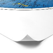 ヴィンテージワールドグローブアメリカ ポスター (角)