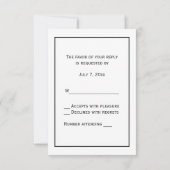 ヴィンテージワールドグローブリトグラフスケッチBW 出欠カード (裏面)