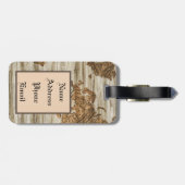 ヴィンテージワールドトラベラーマップビジネス ラゲッジタグ (裏面横)