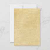 ヴィンテージワールドトラベルマップウェディングSVP 出欠カード (裏面)