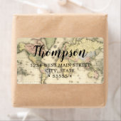 ヴィンテージワールドマップの戻り値ラベル ラベル (インサイチュ)