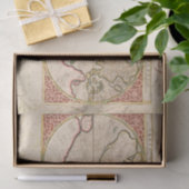 ヴィンテージワールドマップタンデクページ 薄葉紙 (ギフト)