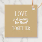 ヴィンテージワールドマップトラベルテーマ結婚ズ フェイバータグ (裏面)