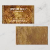 ヴィンテージワールドマッププロフェッショナルエクストラシックラグジュアリー 名刺 (正面/裏面)