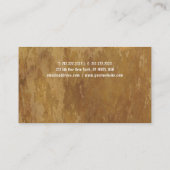 ヴィンテージワールドマッププロフェッショナルプレミアムシックラックス 名刺 (裏面)