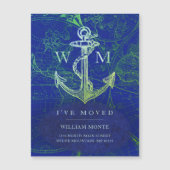 ヴィンテージワールドマップ航海のいかりブルームービング (正面)