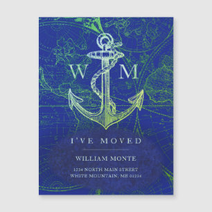 ヴィンテージワールドマップ航海のいかりブルームービング