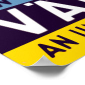 ヴィンテージヴァルムランドスウェーデン旅行 ポスター (角)