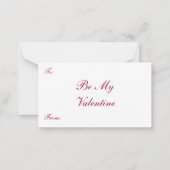 ヴィンテージヴァレンティビクトリアンンデイチェルブス天国 ノートカード (裏面)