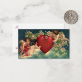 ヴィンテージヴァレンティビクトリアンンデイチェルブス天国 ノートカード (正面/裏面インサイチュ)