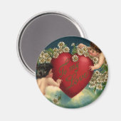 ヴィンテージヴァレンティビクトリアンンデイチェルブス天国 マグネット (正面/裏面)