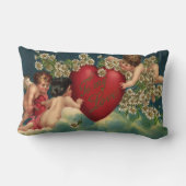 ヴィンテージヴァレンティビクトリアンンデイチェルブス天国 ランバークッション (裏面)